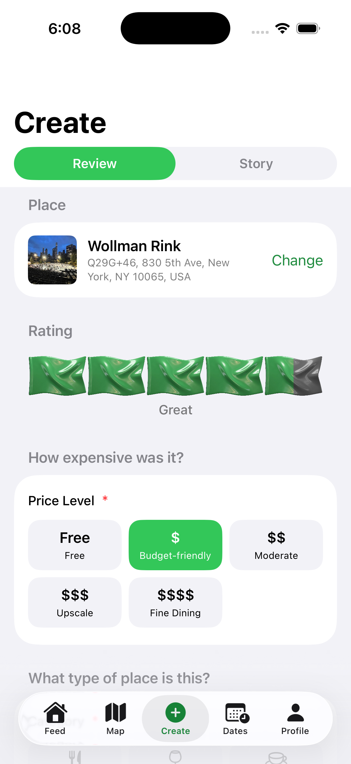 Green flag rating system